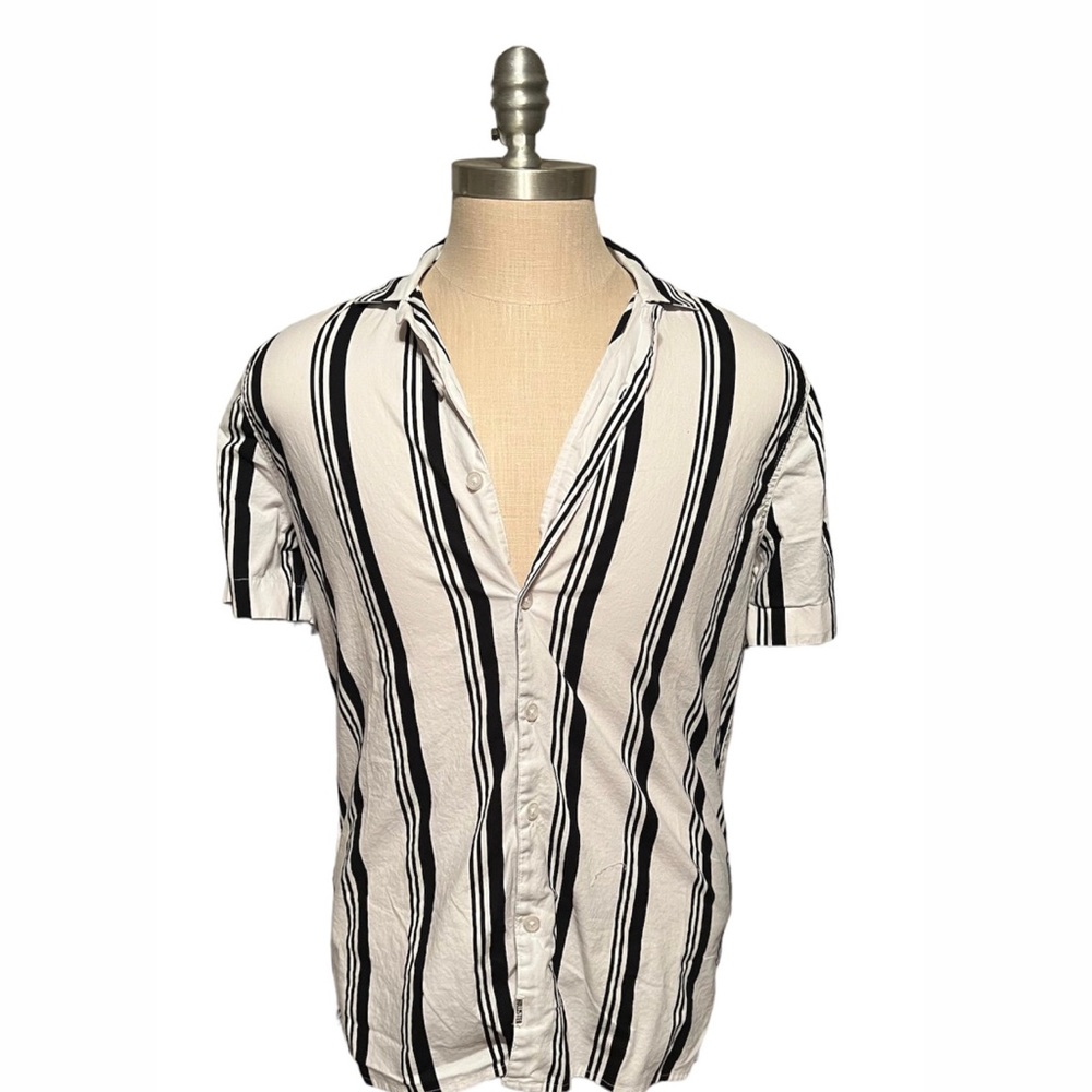 Button down stripe shirt